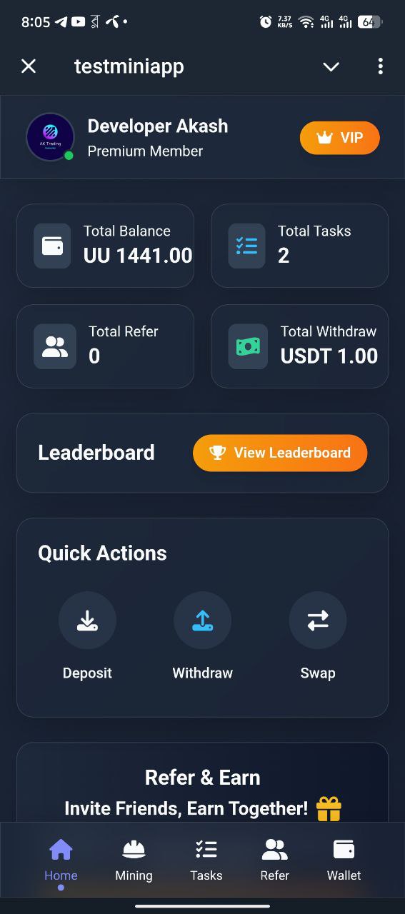 Dragon Mining Telegram Mini App Source Code